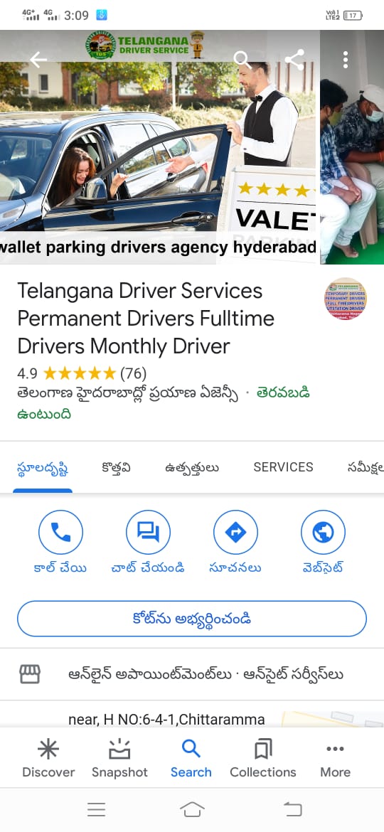 Driver services hyderabad
